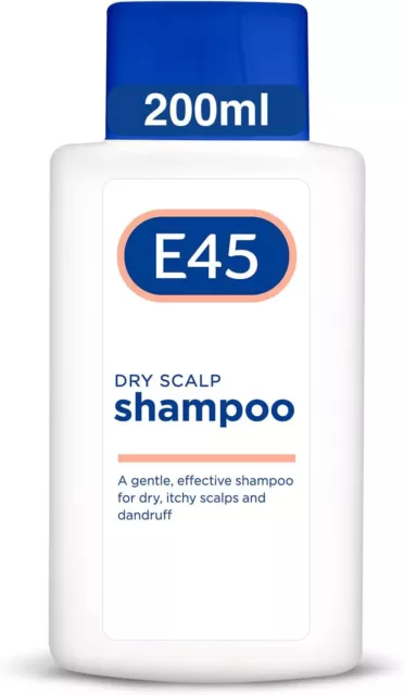 E45 Dermatological Dry Scalp Shampoo Perfume Free 200ml