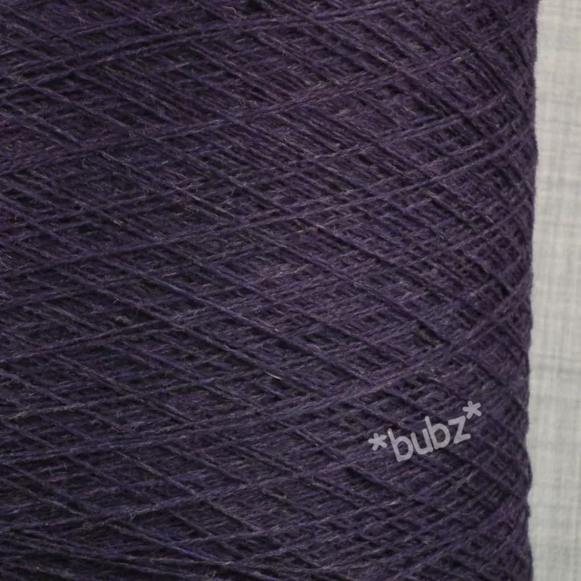 TODD & DUNCAN PURE CASHMERE YARN CONE PURPLE 2/30s MACHINE KNITTING LACE 1 2 PLY