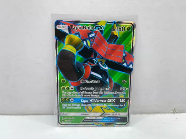 Pokemon Card - Tapu Bulu GX 130/147 - SM Burning Shadows NM Full Art Ultra Rare