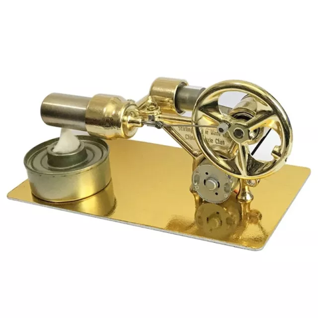 Hot Air Stirling Engine Motor Model Educational Toy Electricity Generator