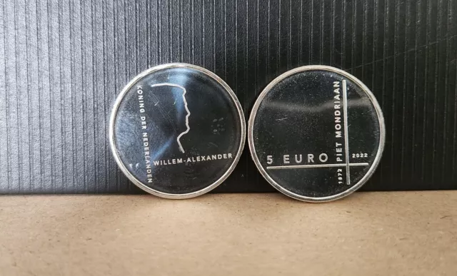 5 Euro Gedenk- Niederlande 2022 Mondriaan