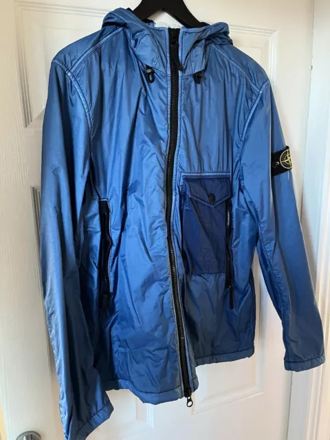 Stone island lamy flock jacket navy top