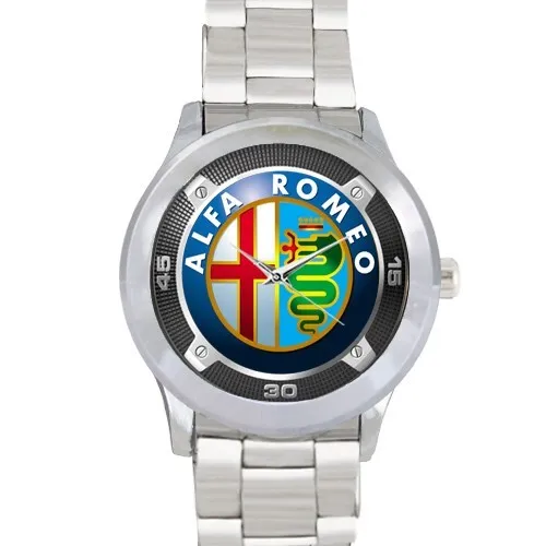 NEW!!! alfa romeo logo Sport Metal Watch