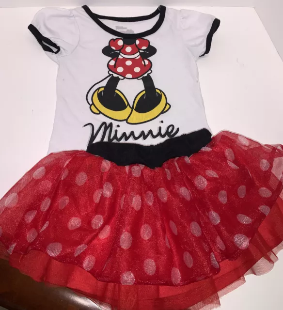 Disney Minnie Mouse 2T Tutu Outfit Set