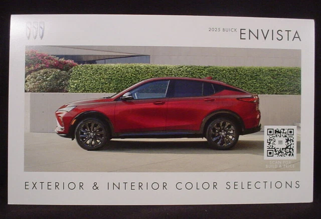 Paint Color Rochure 2025 BUICK ENVISTA Paint Color Chip Brochure - Original $14.24 ...