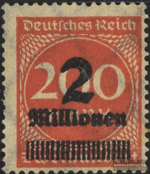 Deutsches Reich 309A W b geprüft postfrisch 1923 Infla-Marken