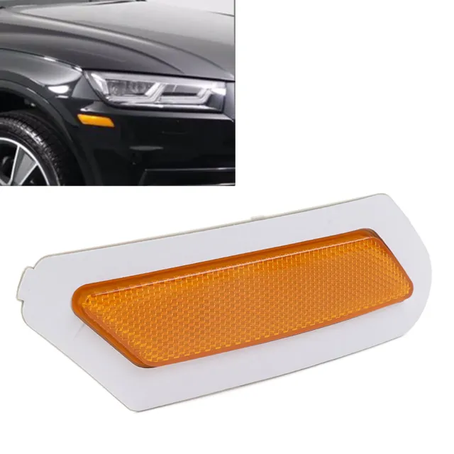 Yellow Front Bumper Indicator Side Marker Turn Signal Light Fit Audi SQ5 18-20