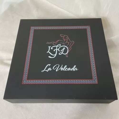 Cigar Box LFD La Volcada EMPTY Wooden Storage Stash Box