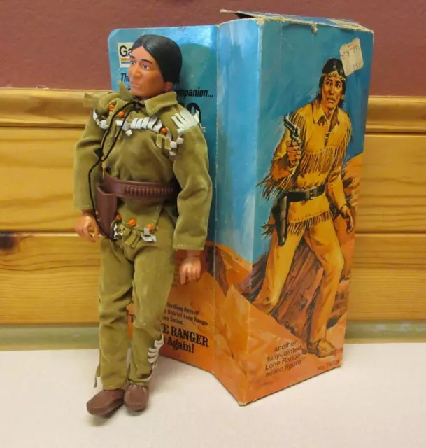 Vintage Gabriel Lone Ranger Tonto action figure with box