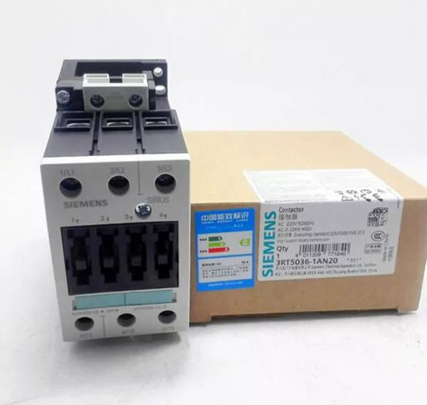 Brand New 1PC SIEMENS 3RT5036-1AN20 contactor In Box In stock