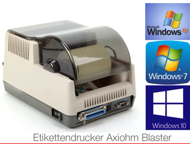 Barcode Drucker Auf Klebeetiketten Etikettendrucker Axiohm Blaster Xl Top Condit