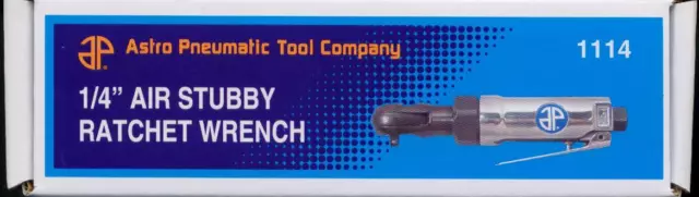 Astro Pneumatic 1114  1/4" Air Stubby Ratchet Wrench 5