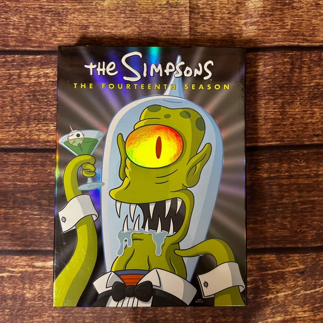 THE SIMPSONS THE Fourteenth Season 14 (4-DVD, Set) With Manual