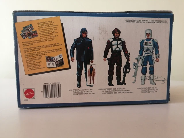 Boîte Vide Mattel Big Jim – Moto Spécial Commando – Pour Collectionneur