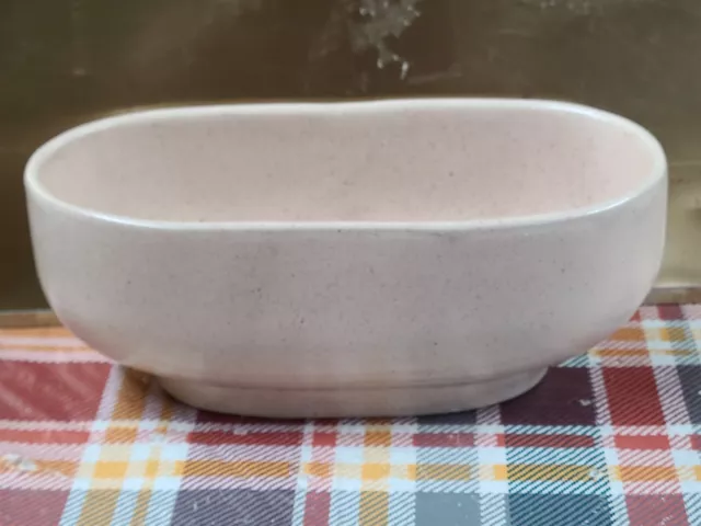 Vintage Mid Century Haeger USA 3829 Art Pottery Planter Dish Pot Decor Pink