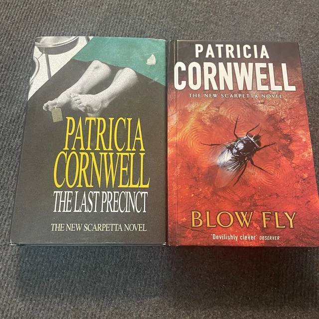 The Last Precinct & Blowfly Patricia Cornwell Hardcover Books Scarpetta Mystery