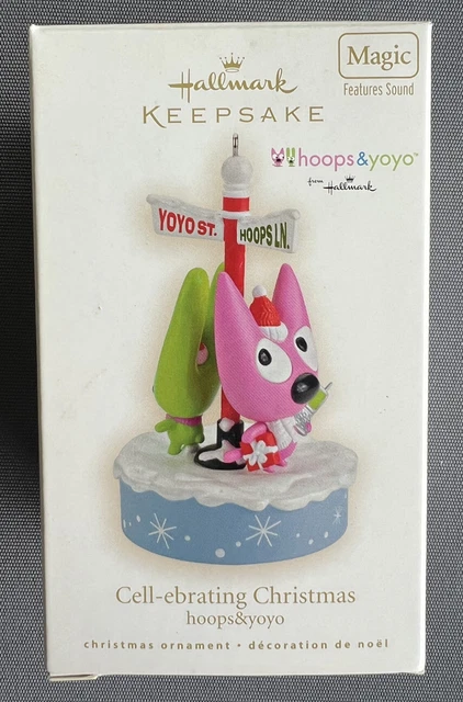 Hallmark Hoops and Yoyo Cell-ebrating Christmas Ornament Magic Sound