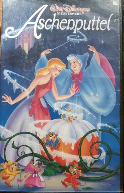 WALT DISNEY- ASCHENPUTTEL / VHS Video / Walt Disneys Meisterwerk + Hologram