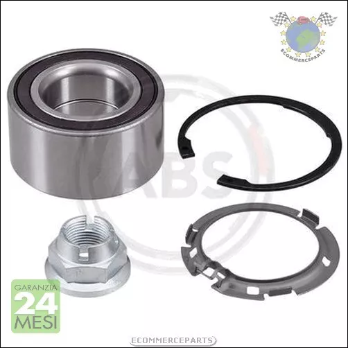 Kit Cuscinetto Ruota Mozzo Abs Anteriore Per Renault Twingo Smart Forfour Fortwo