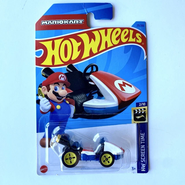 (2) 2023 HOT Wheels Mario Kart Standard Kart 29/250 HW Bildschirmzeit