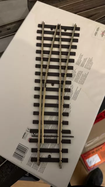 Märklin 59087 – Spur-1 Weiche rechts - Radius 1394 mm – guter Zustand –OHNE OVP