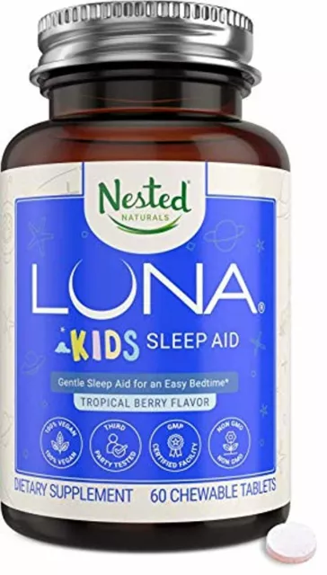 Luna Kids – Sleep Aid for Children Sensitive Adults Chamomile 60 Chewable Pills