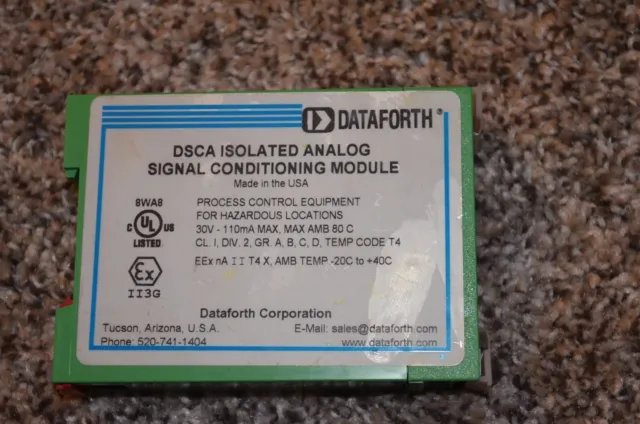Dataforth Dsca45 Isolated Frequency Input Module