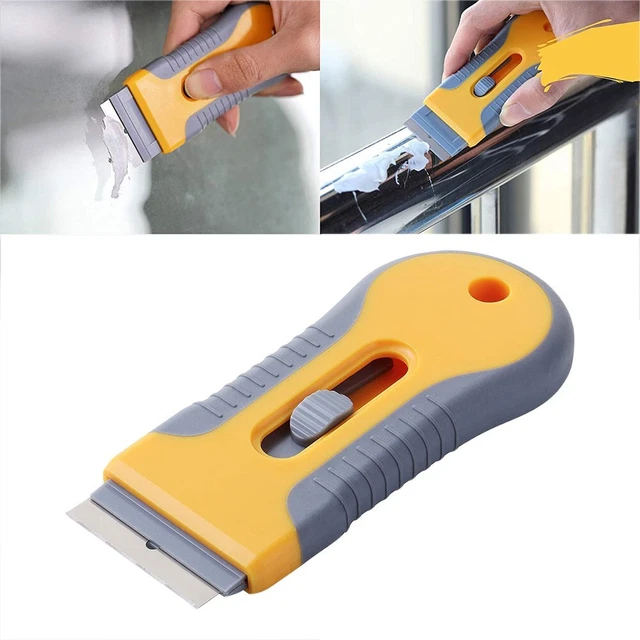 Cortador de cuchillas de afeitar cuchillas raspadoras herramienta de autoiluminación hoja de acero inoxidable