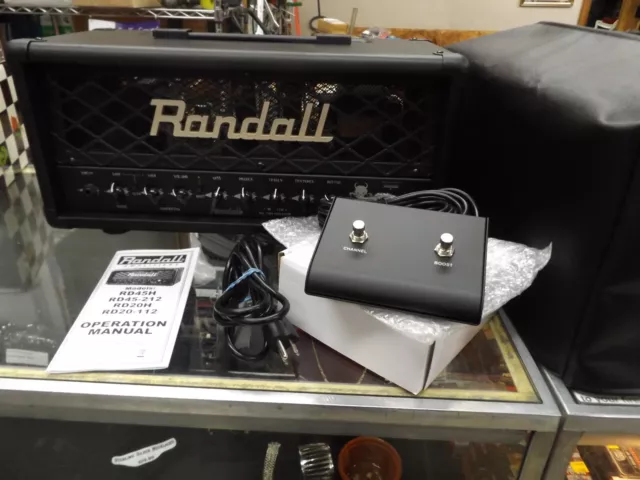 Randall RD45H Diavlo 45W Tube Guitar Head Amplifier w/ Switch - Tested - MINT!!