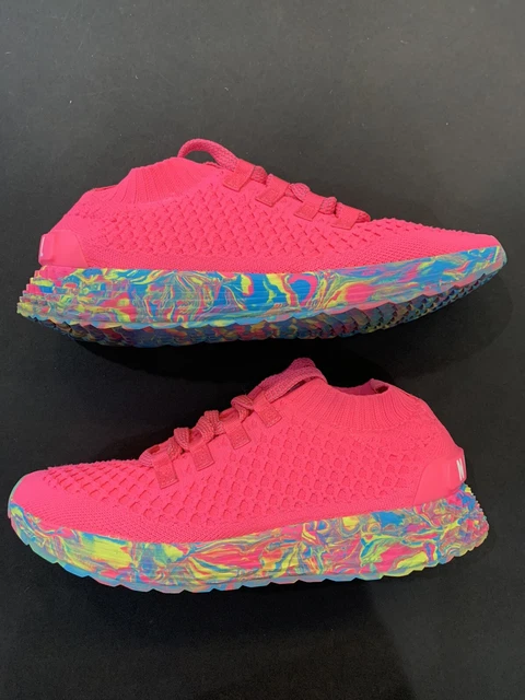 no bull neon pink swirl knit runner