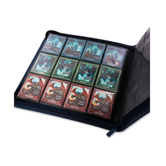 Ultimate Guard Binder 12 Pocket Quadrow Zipfolio XenoSkin - Dark Blue New