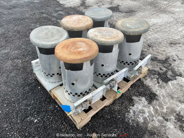 Lot of (6) L.B. White CV100  Workhorse 100 Plus Convection Heater bidadoo