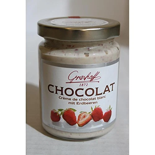 Grashoff Chocolat Blanc Con Fragole Di Belga Cioccolato Bianco
