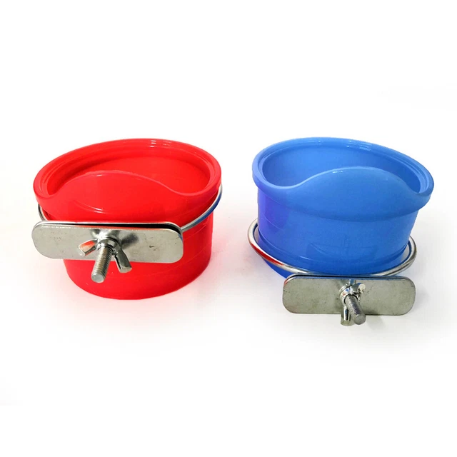 Parrot Drinking Bowl Parrot Feeder Accessories Cages Food Bowl 10