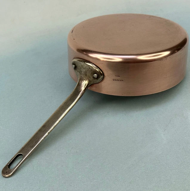 Vintage French Best Quality Small Copper Cooking Pan Made By Tournus France Vintage French Best Quality Small Copper Cooking Pan Made By Tournus France