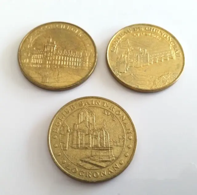 Lot 3 Medailles Monnaie De Paris Divers Sujets Ref78428
