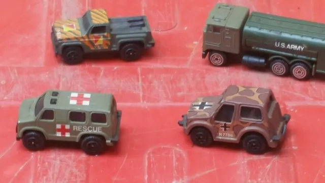 Vintage model army vehicles rare fast postage