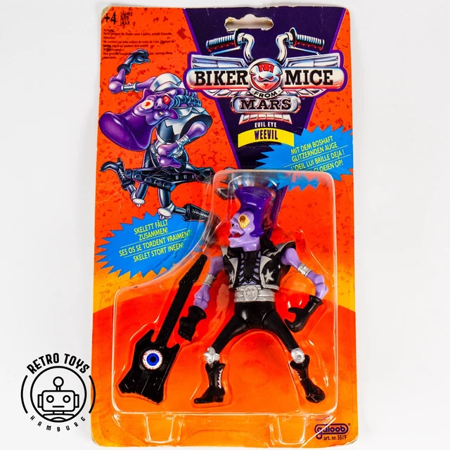 Figurine Biker Mice From Mars - Evil Eye Weevil (Galoob GIG) - Neuve Sous Blister