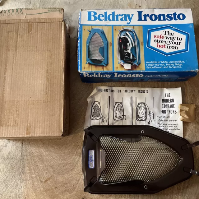 Vintage 60s 70s Beldray Ironsto Bradley Company Ltd Original Box New Old Stock