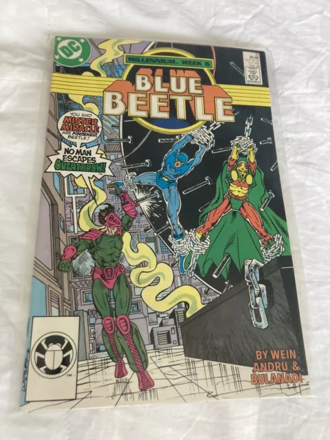 Blue Beetle VINTAGE rare Comic book inherited old collection vintage books HTF