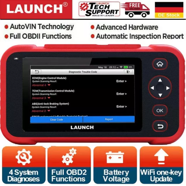 2022 Launch CRP123i Pro PROFI KFZ OBD2 Diagnosegerät Auto Scanner ABS SRS Motor