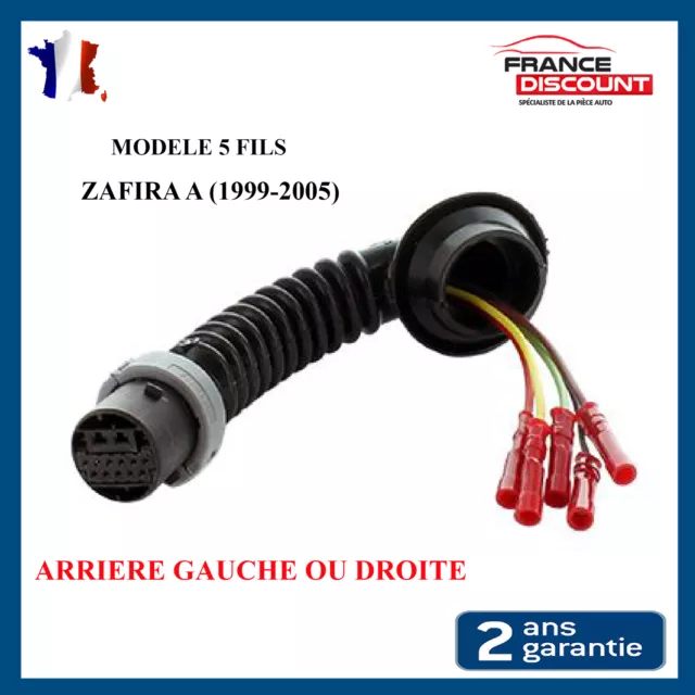 Prise Electrique + Câbles Faisceau de Porte Arrière pour Opel ZAFIRA A 1999-2005