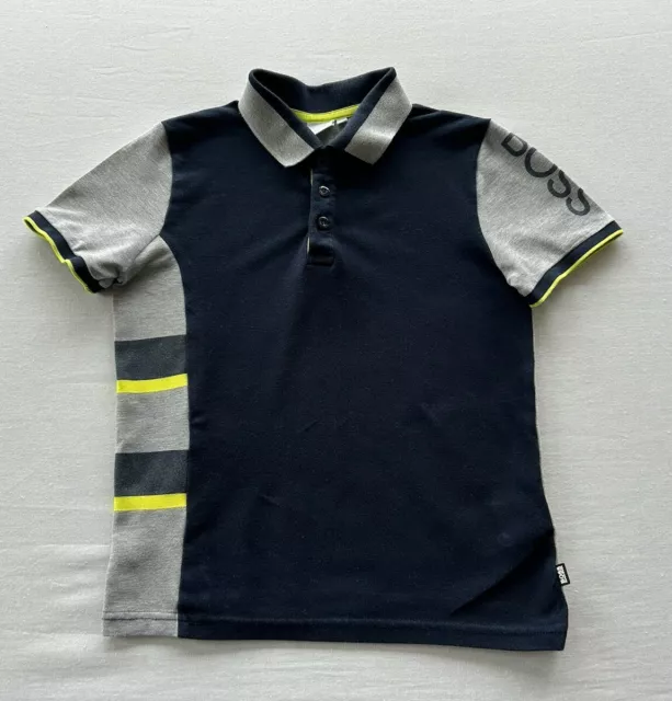 Polo da ragazzo originale HUGO BOSS SLIM FIT ETÀ 9 10 ANNI