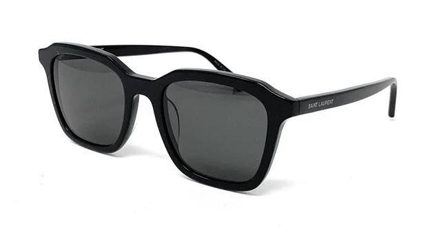 Gafas de sol para mujer Saint Laurent SL457 001 negras brillantes 53 mm