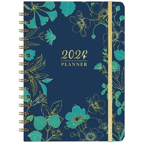 2024 PLANNER JAN 2024Dec 2024, 6.4" x 8.5" Weekly Monthly Planner