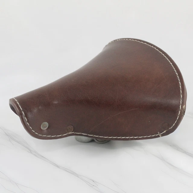 Selle Vélo Ancienne REYDEL En Cuir Marron - Pour Route Ou Course