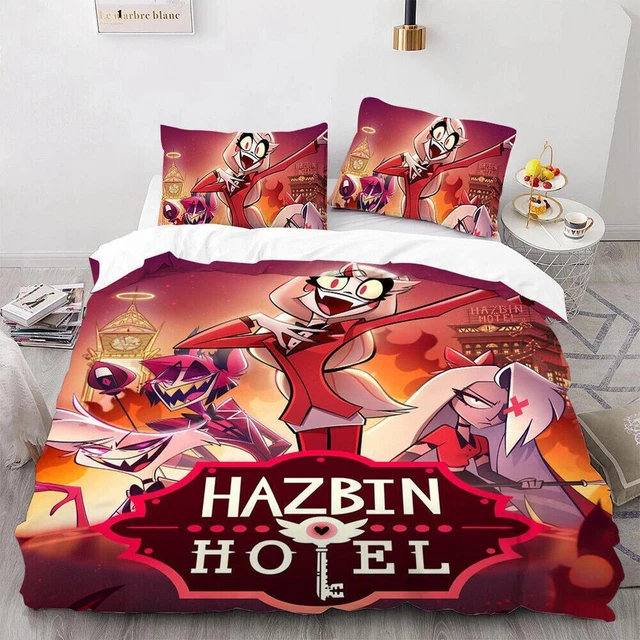 HAZBIN HOTEL ANIME Alastor Helluva Boss 01 Quilt Duvet Cover Set