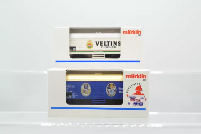 Märklin H0 Konvolut Bierwagen (Veltins, Münchener Kindl), DB (in EVP)