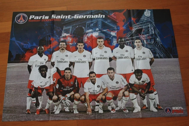Grand Poster vintage )) équipe FC NANTES / PSG Calendrier 1983/84