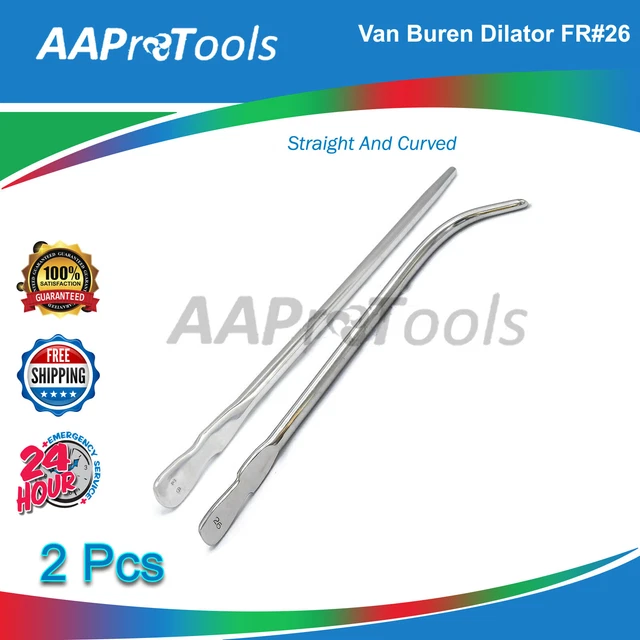 LOT OF 2 NEW Dittel /VAN BUREN Dilator Urithral Sounds OB/GYN FR # 26